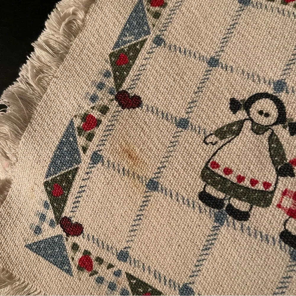 90s Pottery Barn Doll Placemats